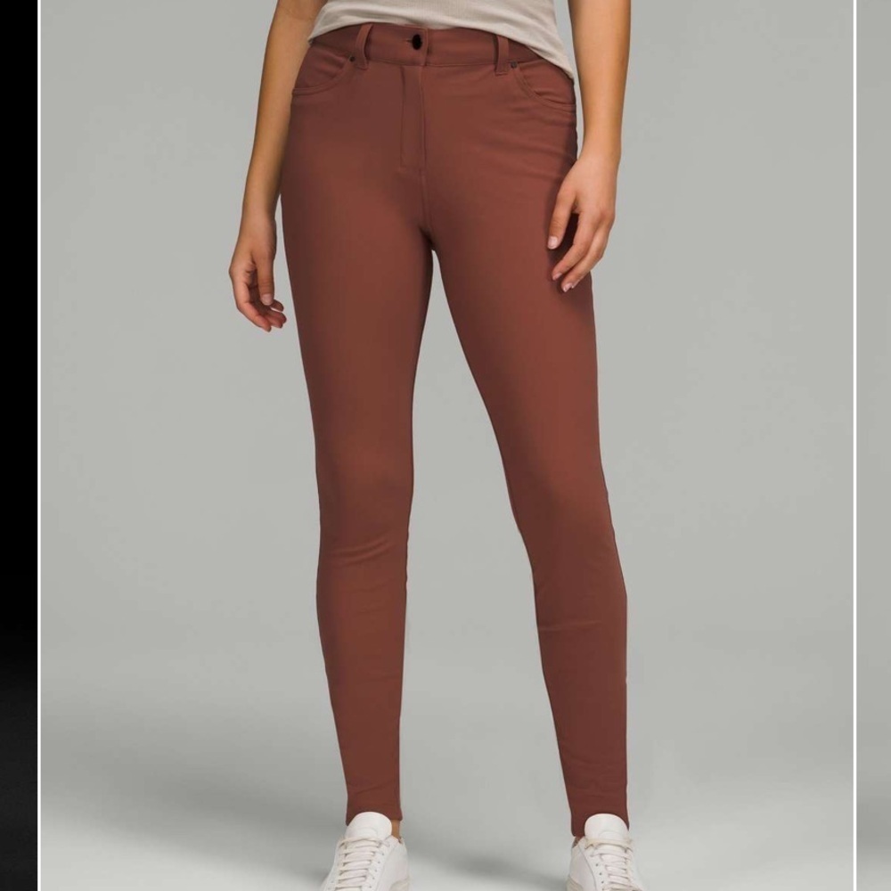 Women’s Lululemon City Sleek Slim-Fit 5 Pocket High-Rise Pant | Size 28